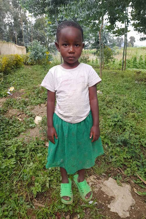 An unsponsored girl named Chance from Rwanda who lives in an AIDS-affected area, is vulnerable to exploitation and has waited 389 days for a sponsor.