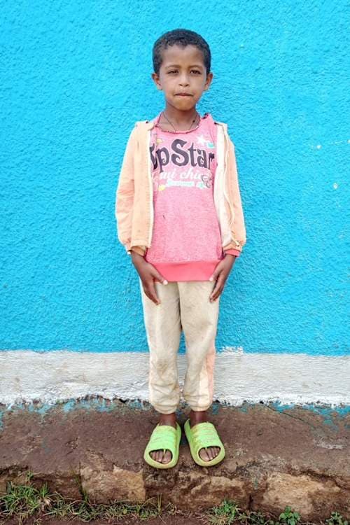 An unsponsored boy named Adi from Ethiopia who lives in an AIDS-affected area, is vulnerable to exploitation and has waited 393 days for a sponsor.