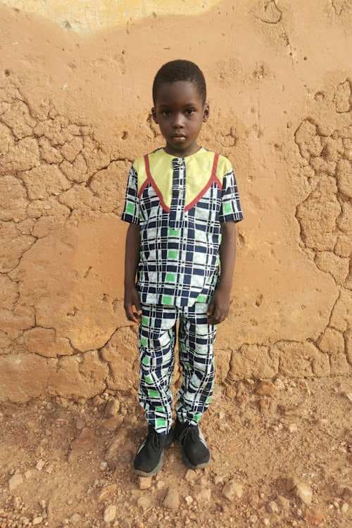 An unsponsored boy named Audrey from Togo who lives in an AIDS-affected area, is vulnerable to exploitation and has waited 422 days for a sponsor.
