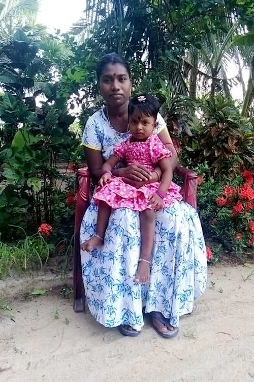 An unsponsored girl named Pirithi from Sri Lanka who has waited 432 days for a sponsor.