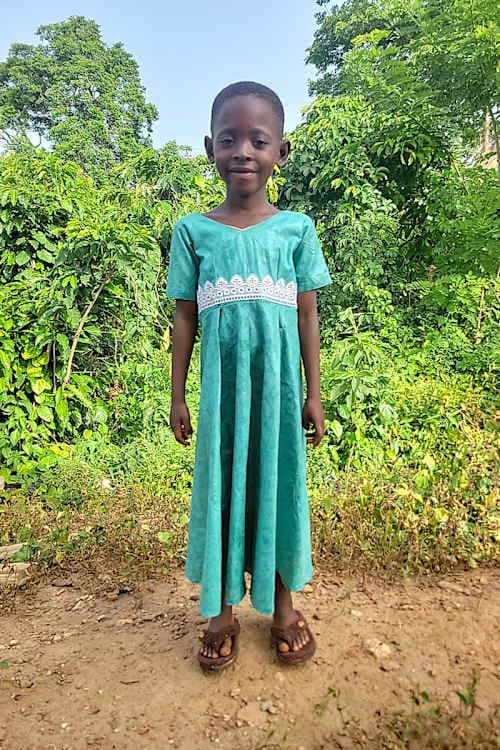 An unsponsored girl named Mawupemo from Togo who lives in an AIDS-affected area, is vulnerable to exploitation and has waited 396 days for a sponsor.