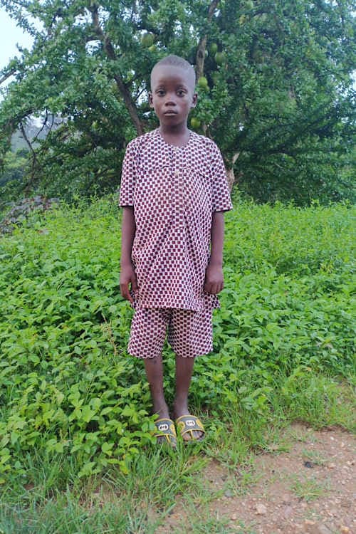An unsponsored boy named Mazouk from Togo who lives in an AIDS-affected area, is vulnerable to exploitation and has waited 430 days for a sponsor.