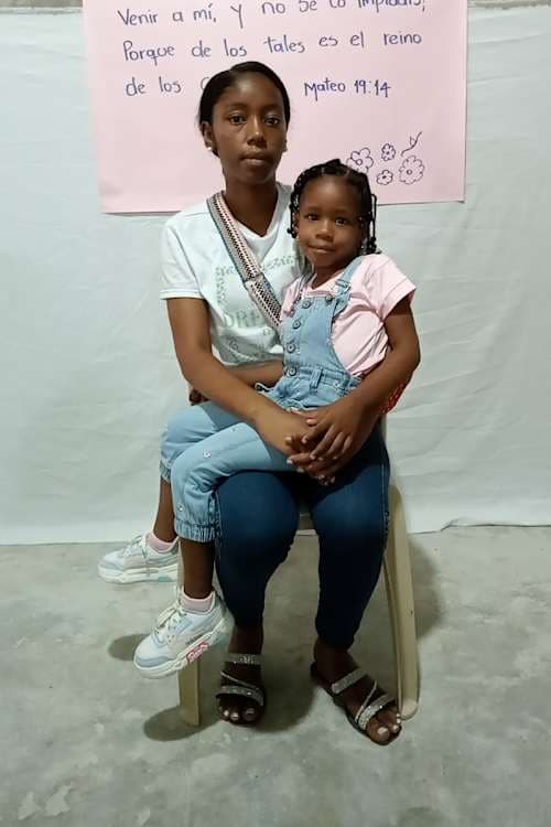 An unsponsored girl named Keila from Colombia who has waited 358 days for a sponsor.