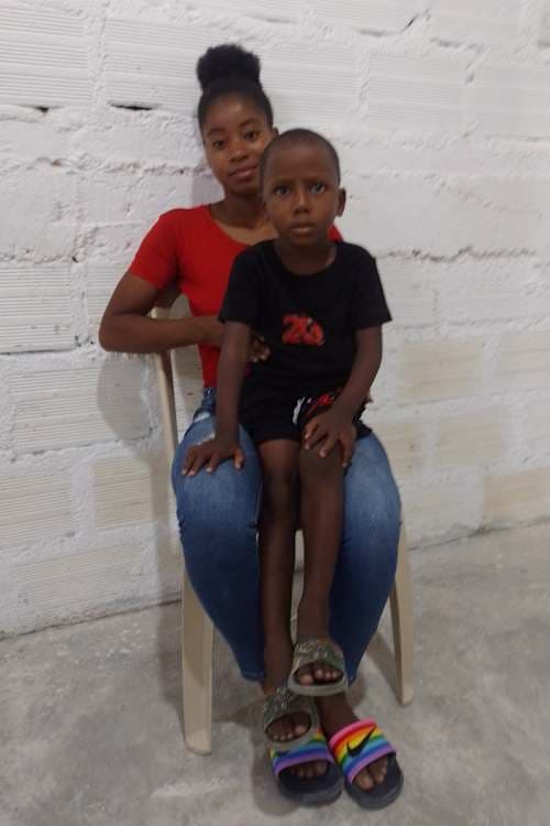 An unsponsored boy named Alex from Colombia who has waited 468 days for a sponsor.