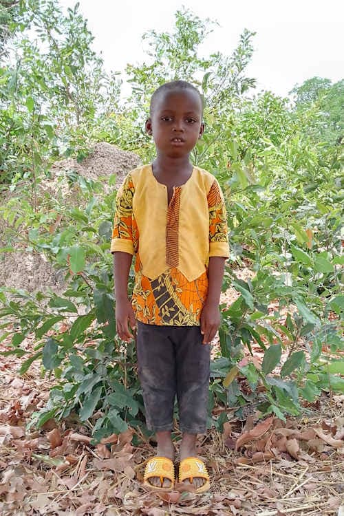 An unsponsored boy named Faisale from Burkina Faso who lives in an AIDS-affected area, is vulnerable to exploitation and has waited 361 days for a sponsor.