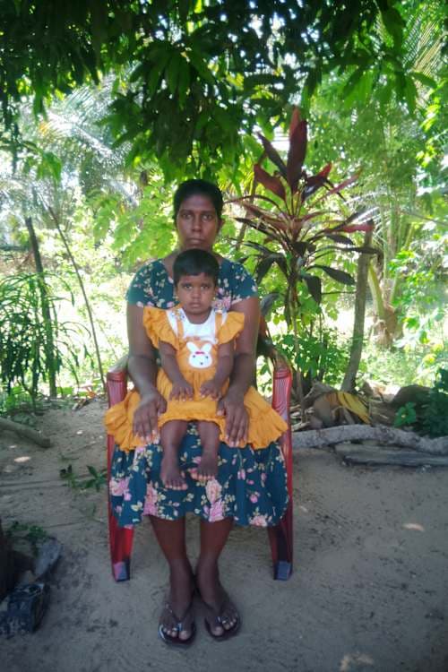 An unsponsored girl named Shanvi from Sri Lanka who has waited 352 days for a sponsor.