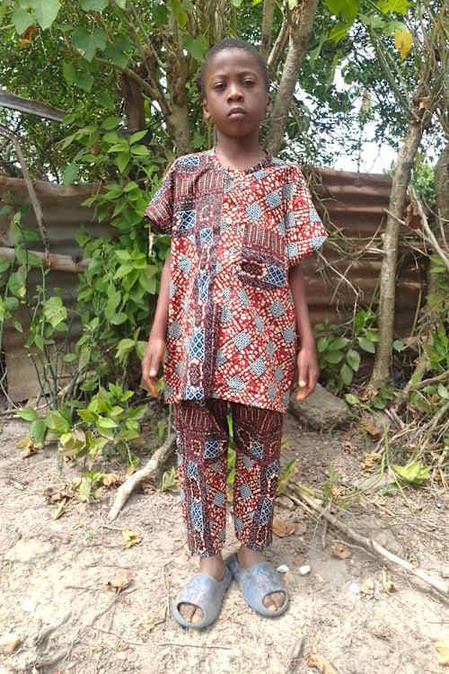 An unsponsored boy named Rachad from Togo who lives in an AIDS-affected area, is vulnerable to exploitation and has waited 385 days for a sponsor.