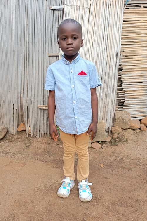 An unsponsored boy named Christophe from Togo who lives in an AIDS-affected area, is vulnerable to exploitation and has waited 461 days for a sponsor.