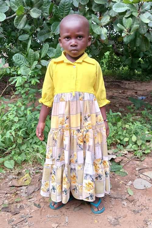 An unsponsored girl named Shadia from Tanzania who lives in an AIDS-affected area, is vulnerable to exploitation and has waited 422 days for a sponsor.