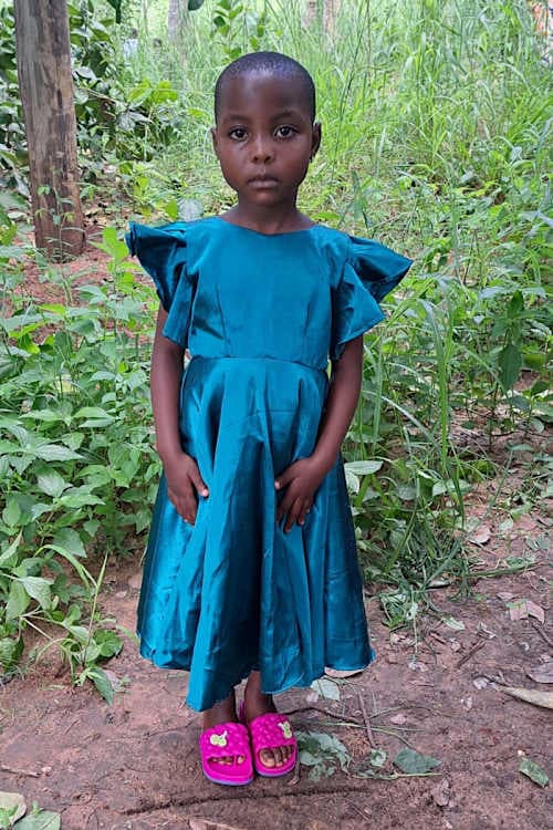 An unsponsored girl named Neema from Tanzania who lives in an AIDS-affected area, is vulnerable to exploitation and has waited 408 days for a sponsor.