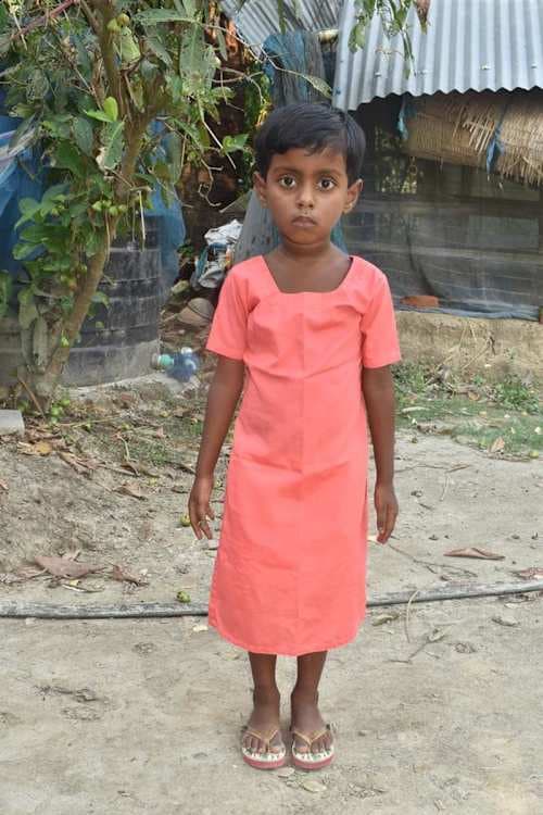 An unsponsored girl named Trisha from Bangladesh who is vulnerable to exploitation and has waited 293 days for a sponsor.