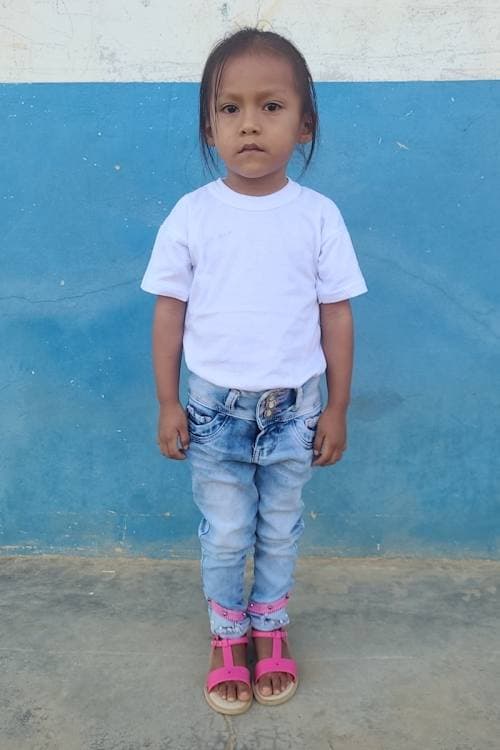 An unsponsored girl named Aliviana from Peru who has waited 387 days for a sponsor.