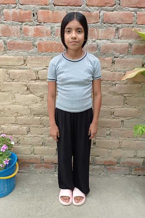 An unsponsored girl named Kiarita from Peru who has waited 486 days for a sponsor.