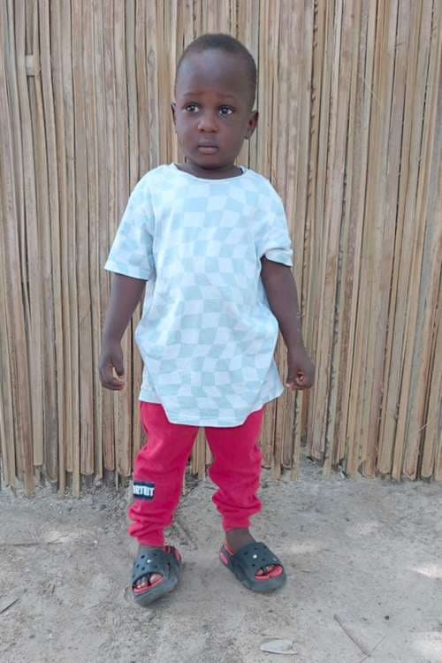 An unsponsored boy named Ghislain from Togo who lives in an AIDS-affected area, is vulnerable to exploitation and has waited 439 days for a sponsor.