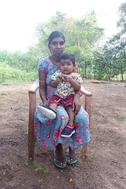 An unsponsored girl named Apina from Sri Lanka who has waited 372 days for a sponsor.