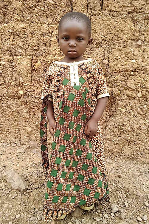 An unsponsored girl named Christine from Togo who lives in an AIDS-affected area, is vulnerable to exploitation and has waited 389 days for a sponsor.