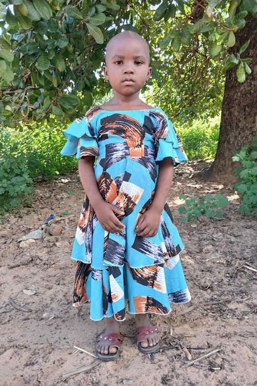 An unsponsored girl named Biswalihia from Tanzania who lives in an AIDS-affected area, is vulnerable to exploitation and has waited 398 days for a sponsor.