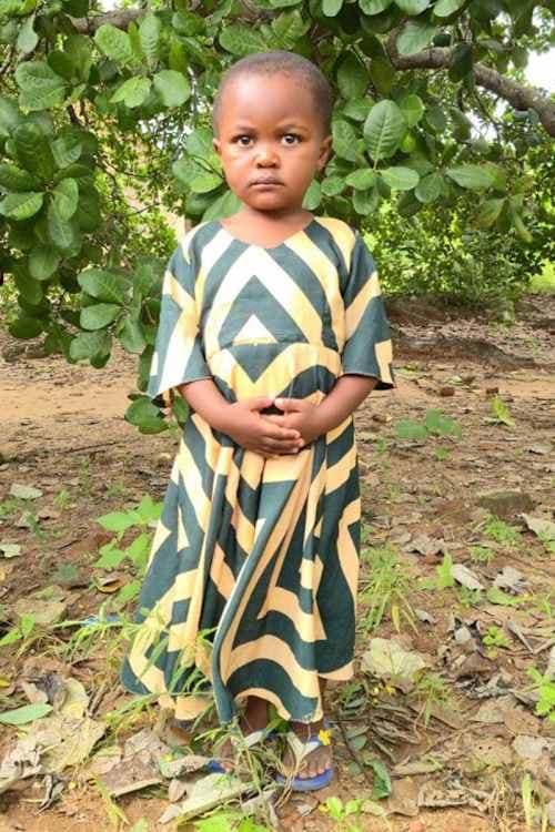 An unsponsored girl named Sajma from Tanzania who lives in an AIDS-affected area, is vulnerable to exploitation and has waited 371 days for a sponsor.