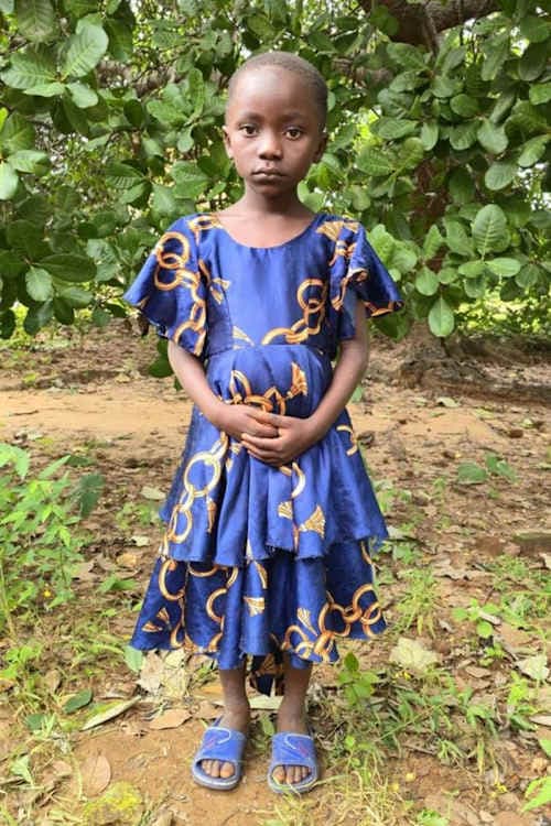 An unsponsored girl named Azubina from Tanzania who lives in an AIDS-affected area, is vulnerable to exploitation and has waited 406 days for a sponsor.