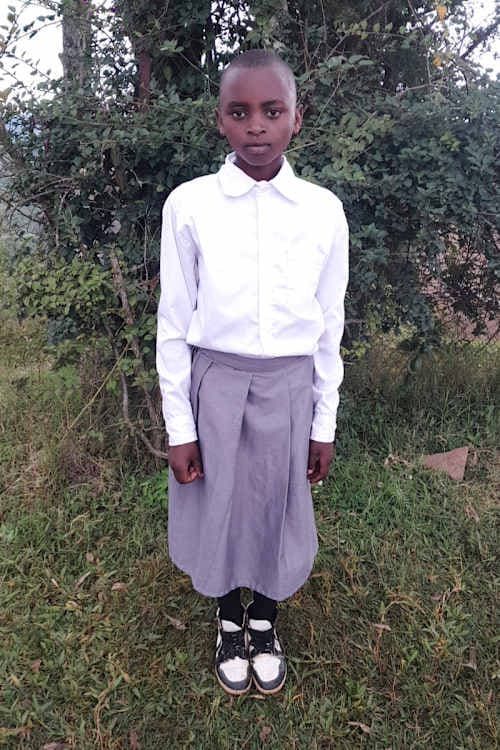 An unsponsored girl named Agathe from Rwanda who lives in an AIDS-affected area, is vulnerable to exploitation and has waited 586 days for a sponsor.
