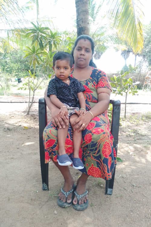 An unsponsored boy named Thamby from Sri Lanka who has waited 406 days for a sponsor.