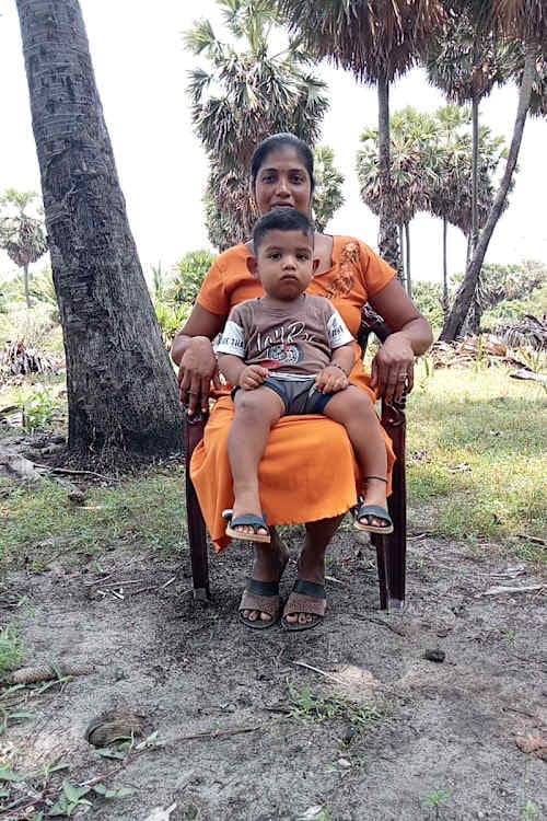 An unsponsored boy named Thuru from Sri Lanka who has waited 424 days for a sponsor.