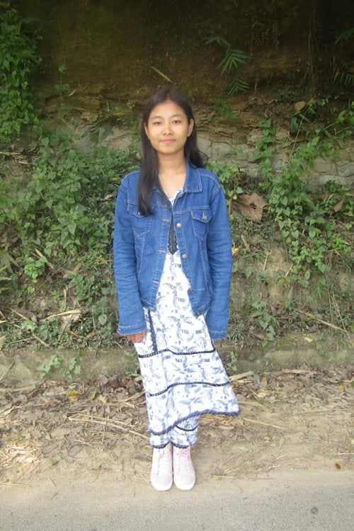 An unsponsored girl named Christina from Bangladesh who is vulnerable to exploitation and has waited 191 days for a sponsor.