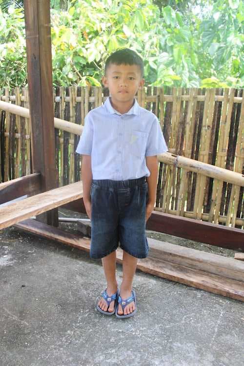 An unsponsored boy named Danun from Indonesia who has waited 391 days for a sponsor.