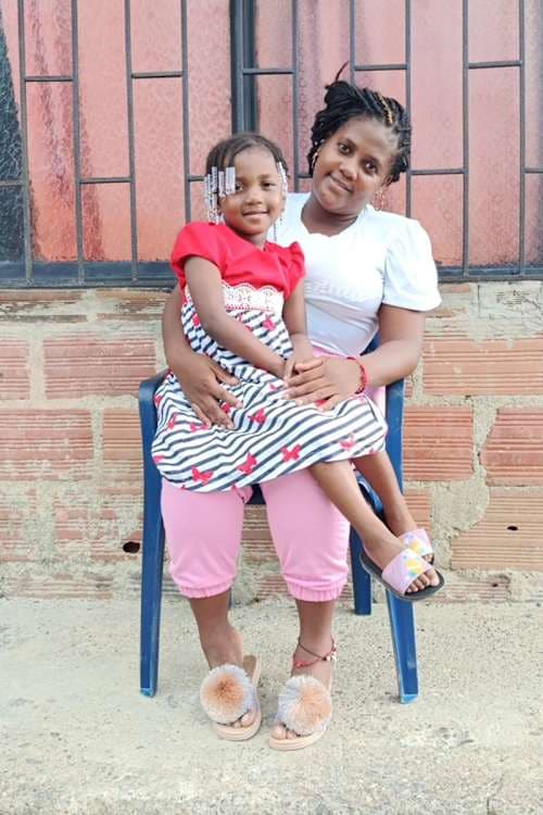 An unsponsored girl named Nataly from Colombia who has waited 412 days for a sponsor.