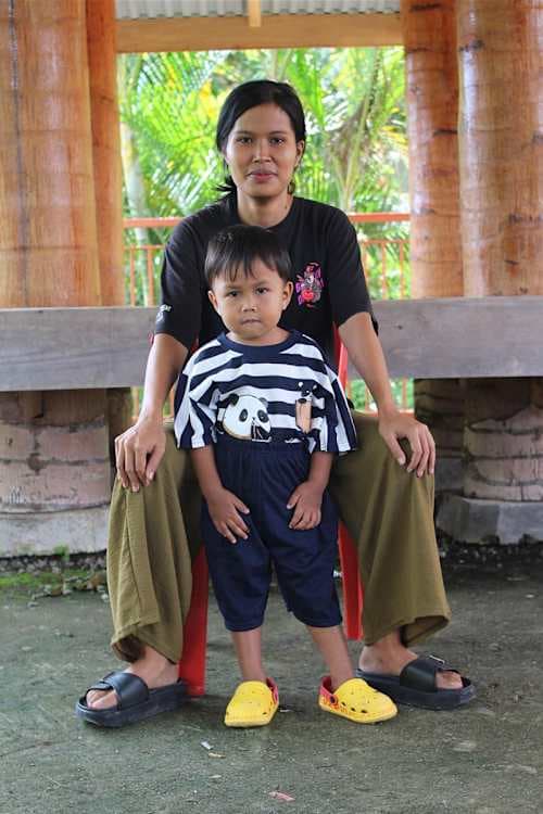 An unsponsored boy named Fhildan from Indonesia who has waited 353 days for a sponsor.
