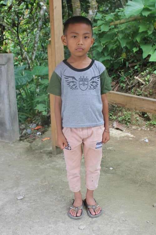 An unsponsored boy named Untung from Indonesia who has waited 423 days for a sponsor.