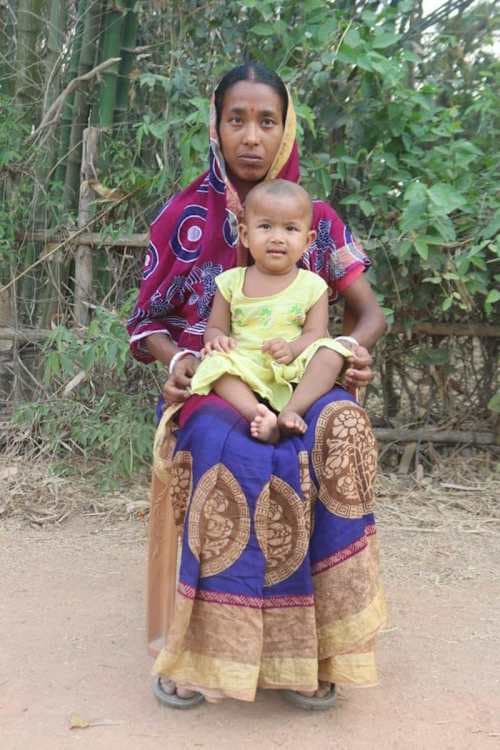 An unsponsored girl named Porna from Bangladesh who is vulnerable to exploitation and has waited 431 days for a sponsor.