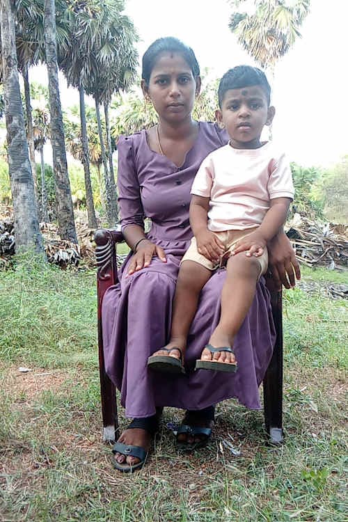 An unsponsored boy named Lohith from Sri Lanka who has waited 472 days for a sponsor.