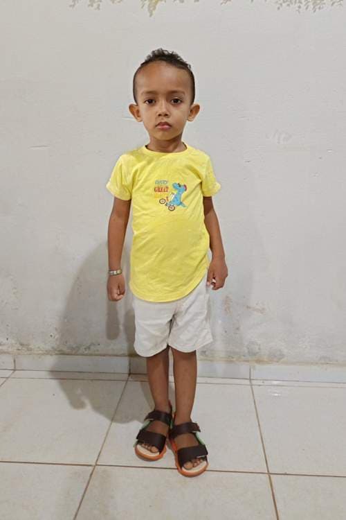 An unsponsored boy named Isaac from Brazil who has waited 361 days for a sponsor.
