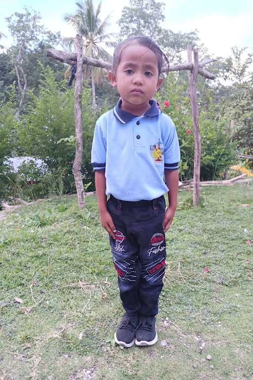 An unsponsored girl named Anjani from Indonesia who has waited 403 days for a sponsor.