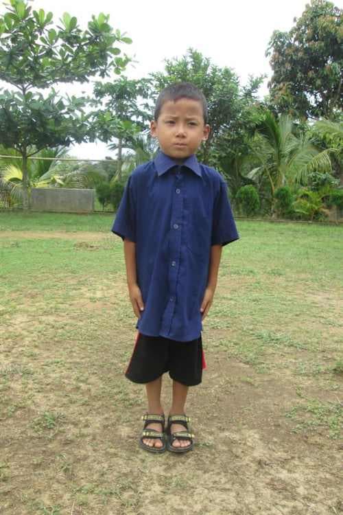 An unsponsored boy named Anupam from Bangladesh who is vulnerable to exploitation and has waited 430 days for a sponsor.