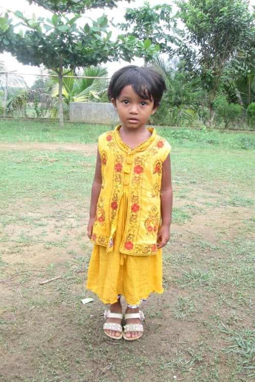 An unsponsored girl named Mushfika from Bangladesh who is vulnerable to exploitation and has waited 430 days for a sponsor.
