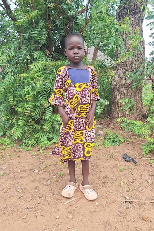 An unsponsored girl named Awabu from Ghana who lives in an AIDS-affected area and has waited 331 days for a sponsor.