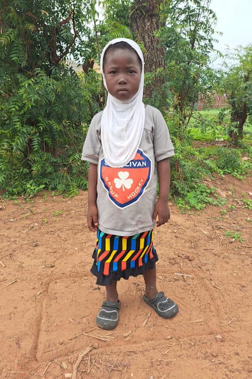 An unsponsored girl named Mariam from Ghana who lives in an AIDS-affected area and has waited 347 days for a sponsor.