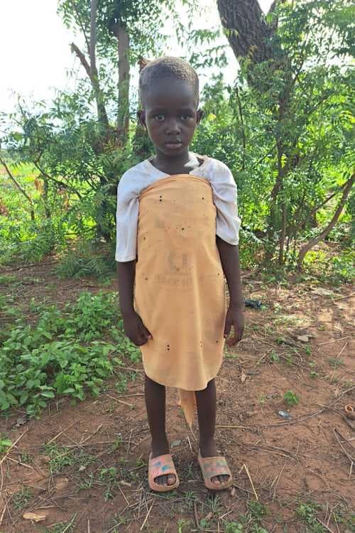 An unsponsored girl named Isma from Ghana who lives in an AIDS-affected area and has waited 322 days for a sponsor.