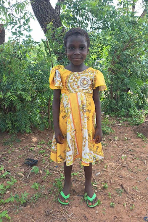 An unsponsored girl named Fakiha from Ghana who lives in an AIDS-affected area and has waited 331 days for a sponsor.