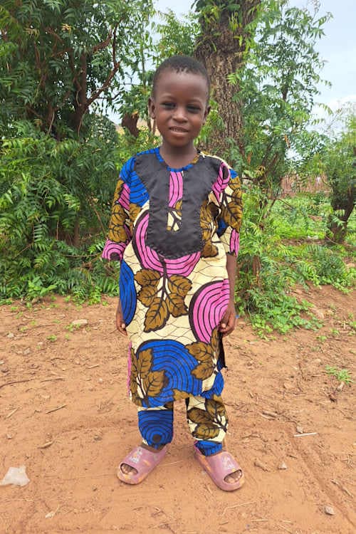 An unsponsored boy named Abdul-Waliu from Ghana who lives in an AIDS-affected area and has waited 323 days for a sponsor.