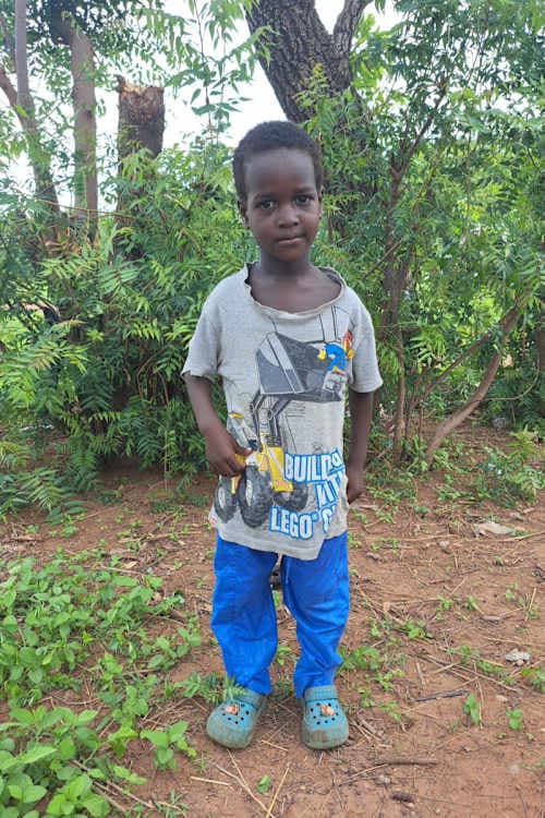 An unsponsored boy named Abdul-Mumin from Ghana who lives in an AIDS-affected area and has waited 323 days for a sponsor.