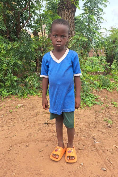 An unsponsored boy named Osman from Ghana who lives in an AIDS-affected area and has waited 317 days for a sponsor.