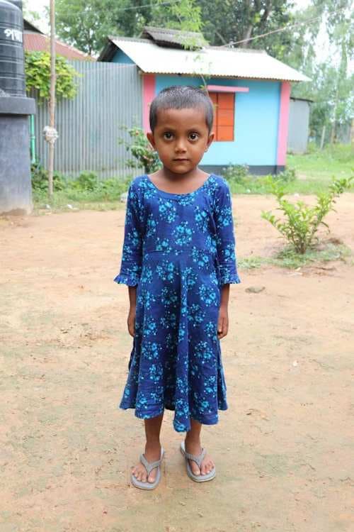 An unsponsored girl named Rima from Bangladesh who is vulnerable to exploitation and has waited 529 days for a sponsor.