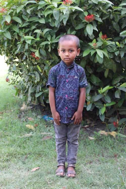 An unsponsored boy named Joyanto from Bangladesh who is vulnerable to exploitation and has waited 512 days for a sponsor.