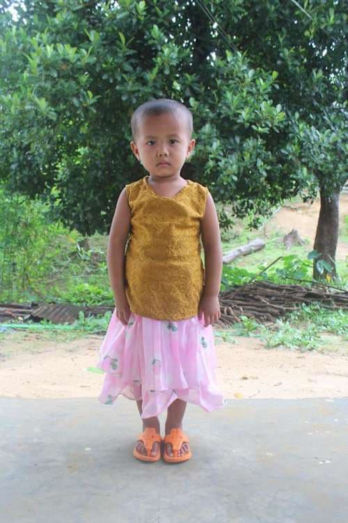 An unsponsored girl named Domeykhai from Bangladesh who is vulnerable to exploitation and has waited 345 days for a sponsor.