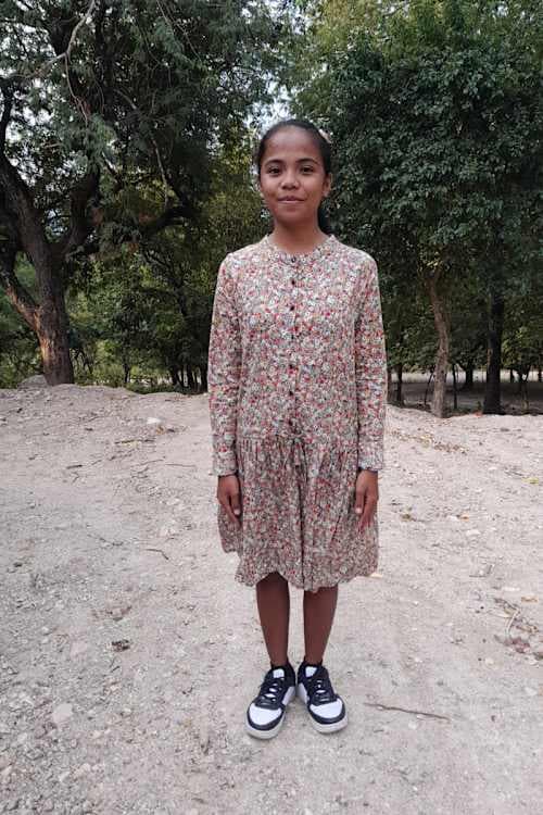 An unsponsored girl named Marsya from Indonesia who has waited 214 days for a sponsor.