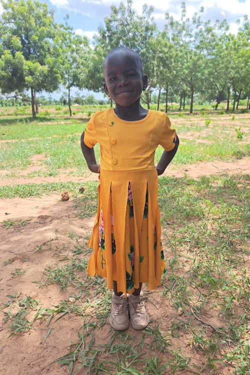 An unsponsored girl named Pigri from Ghana who lives in an AIDS-affected area and has waited 342 days for a sponsor.