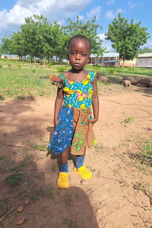 An unsponsored girl named Mabiinkun from Ghana who lives in an AIDS-affected area and has waited 342 days for a sponsor.